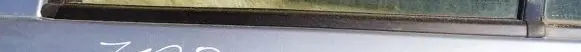 Mazda 2 Rear door glass trim molding