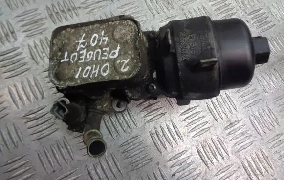 Peugeot 407 Oil filter mounting bracket 9656830180