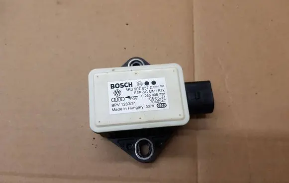 Audi A5 8T 8F ESP acceleration yaw rate sensor 8K0907637C 0265005738 7040547