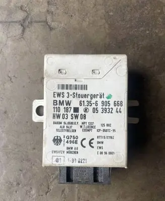 BMW 5 E39 Immobilizer control unit/module 61356905668 110187 05393244