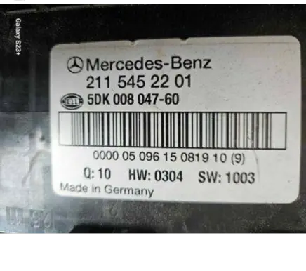 Mercedes-Benz E W211 Comfort/convenience module 2115452201 5DK00804760 09615081910