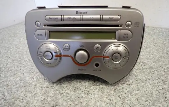 Nissan Micra Radio/CD/DVD/GPS head unit 28185-1HA0B