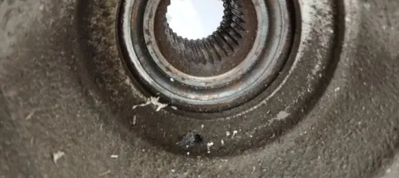 Rear wheel hub