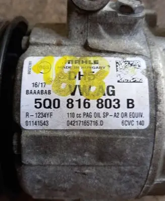 Volkswagen Golf VII Air conditioning (A/C) compressor (pump) 5Q0816803B 01141543 04217165716D