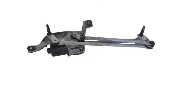 Front wiper linkage and motor