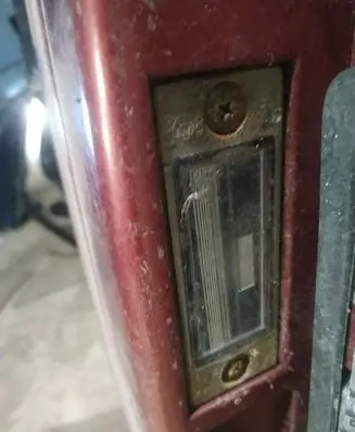 Dodge Grand Caravan Number plate light