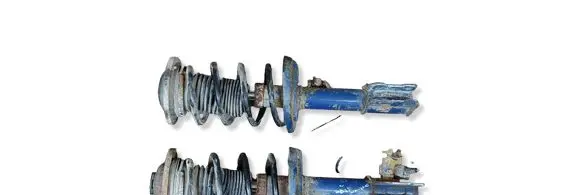 Opel Vectra C Front shock absorber with coil spring 6266230007 12A18 6266230006