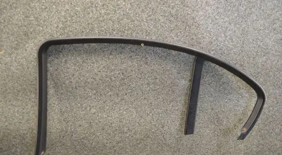 BMW 3 E46 Rear door window/glass frame 51348222414A