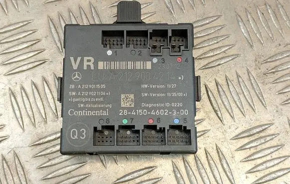 Mercedes-Benz C W204 Door control unit/module A2129004214 A2129021106 A2129011505