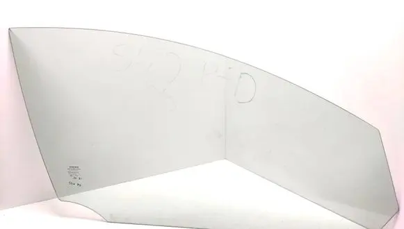 Volvo S40 Front door window glass four-door 43R001106 E000186 DOT57M53AS2