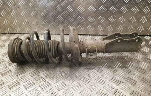 Front shock absorber with coil spring