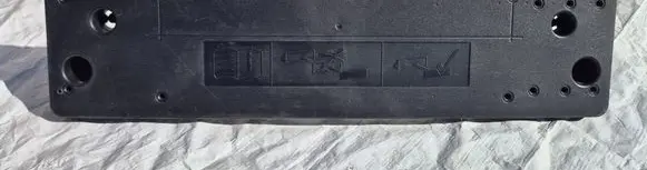 Mercedes-Benz GLE W167 Number plate surrounds holder frame A1678850910