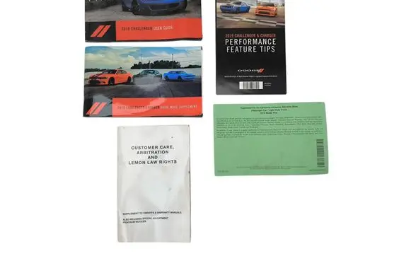 Dodge Challenger Owners service history hand book 