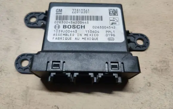 Opel Astra J Parking PDC control unit/module 22810361