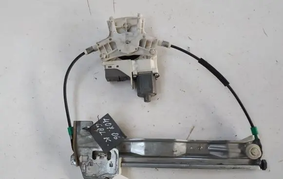 Peugeot 407 Rear door window regulator with motor 9646595680