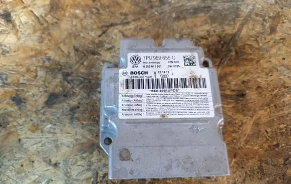 Volkswagen Touareg II Airbag control unit/module 7P0959655C 0285011201
