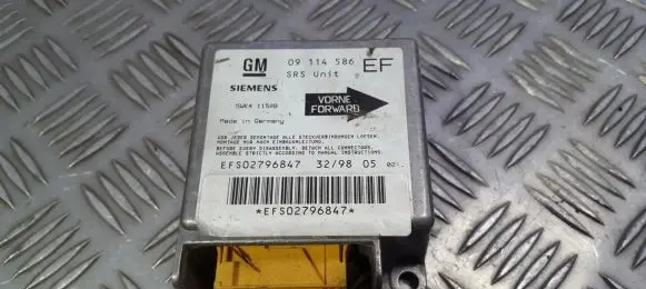 Opel Tigra A Airbag control unit/module 09114586EF GM09114586EF