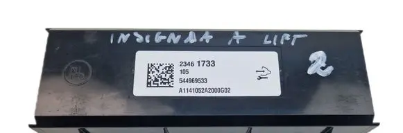 Opel Insignia A Air conditioner control unit module 23461733