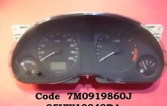Seat Alhambra (Mk1) Speedometer (instrument cluster) 7M0919860J 95VW10849DA