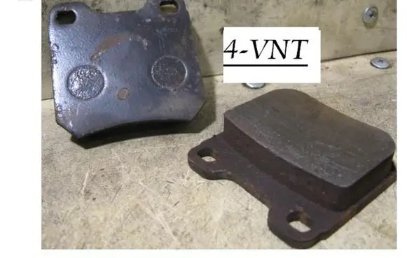 Opel Omega A Brake pads (rear) 