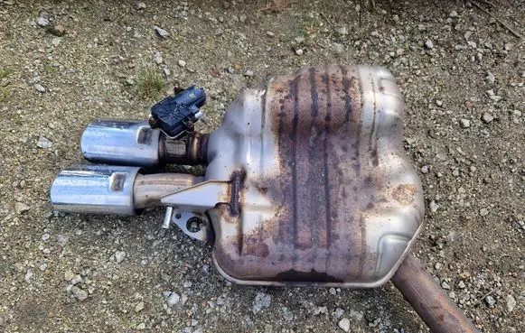 Audi A6 S6 C7 4G Muffler/silencer 4G0253611K