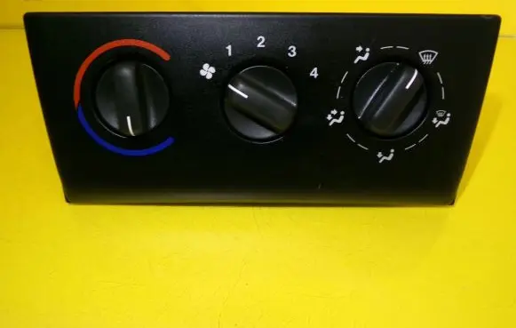 Opel Vectra B Interior fan control switch 86323
