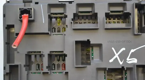 BMW X5 E70 Fuse box set