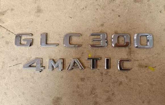 Mercedes-Benz GLC C253 Manufacturers badge/model letters A2538172400 A2538171700