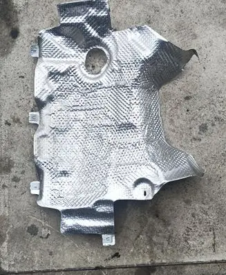 Heat shield in engine bay