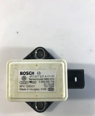 Audi A6 S6 C6 4F ESP acceleration yaw rate sensor 4F0907637A 0265005776