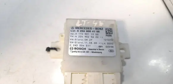 Mercedes-Benz C W204 Parking PDC control unit/module A2049004106 A1729011300 A2049025602