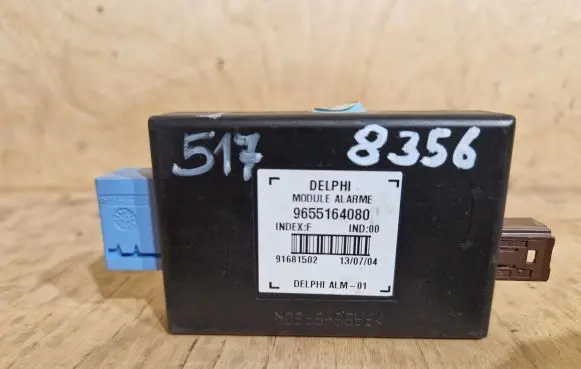 Peugeot 607 Alarm control unit/module 9655164080