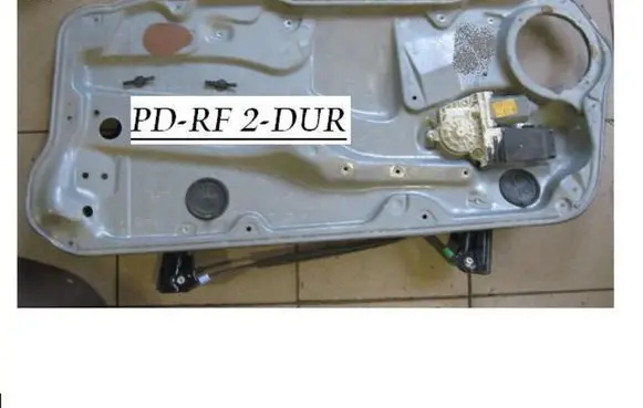 Volkswagen Golf IV Front door window regulator with motor 1J3837730AA