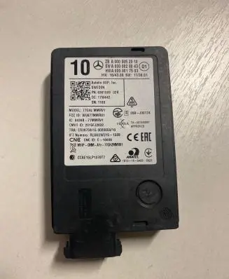 Mercedes-Benz S W222 Blind spot module A0009052010