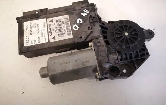 Audi A4 S4 B6 8E 8H Rear door window regulator motor 8E0959802A