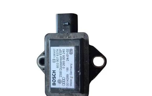 Audi A4 S4 B7 8E 8H ESP acceleration yaw rate sensor 8E0907637A 0014289 0265005245