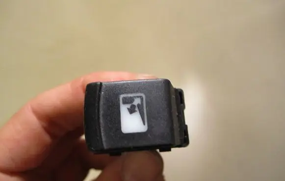 Volkswagen Sharan Quarter vent window switch 7M3959856B