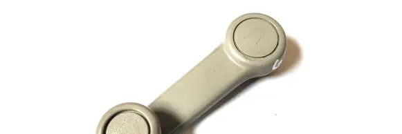 Mazda 626 Rear door window winding handle 