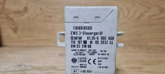 BMW 5 E39 Immobilizer control unit/module 61356905668