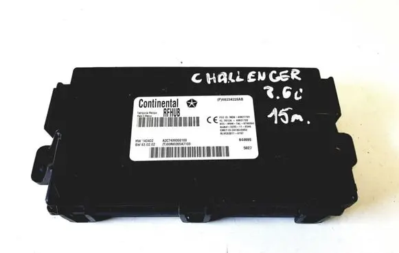 Dodge Challenger Keyless (KESSY) go control unit/module P68234228AB 68234228AB