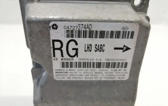 Chrysler Voyager Airbag control unit/module 04727374AD 262434531