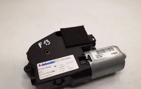 BMW 6 F12 F13 Sunroof motor/actuator 67617193398 67617316535