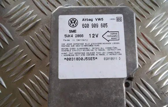 Seat Alhambra (Mk1) Airbag control unit/module 6Q0909605 5WK42866