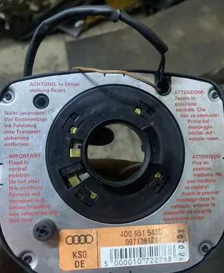 Audi A4 S4 B5 8D Airbag slip ring squib (SRS ring) 4D0951543D