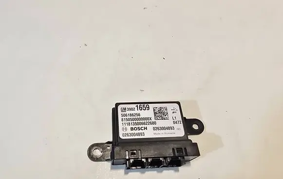 Opel Mokka X Parking PDC control unit/module 39021659 0263004893 506186256