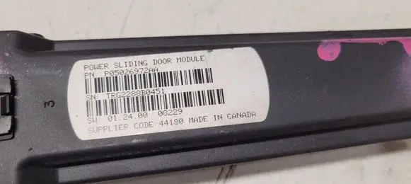 Chrysler Grand Voyager V Door control unit/module P05026972AA TRG2288B0451