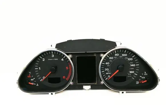 Audi A6 S6 C6 4F Speedometer (instrument cluster) 4F0920982T 4F0910930C