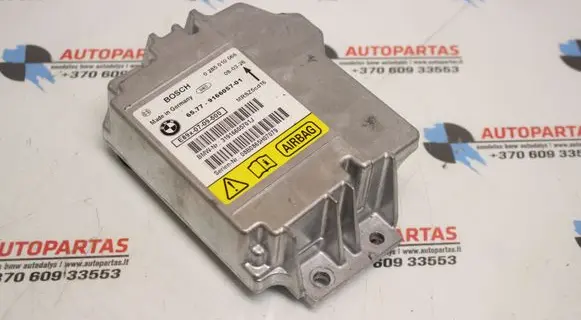 BMW 1 E81 E87 Airbag control unit/module 9166057 0285010066