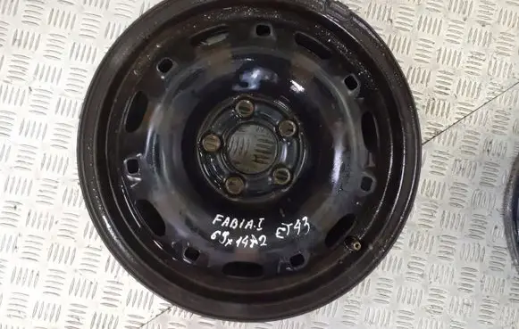 Skoda Fabia Mk1 (6Y) R14 steel rim 