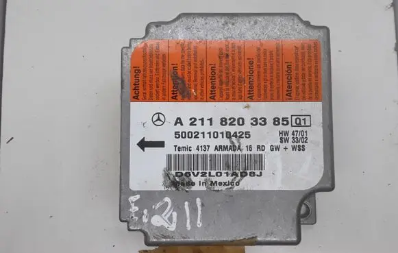 Mercedes-Benz E W211 Airbag control unit/module A2118203385 500211010425